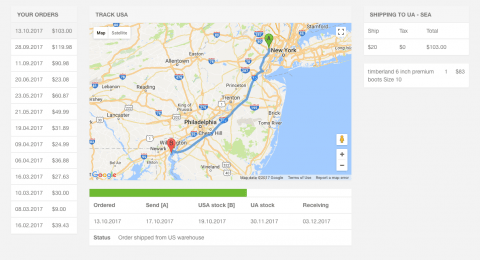 Global parcel tracking system
